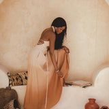 Ombre Powder Ohra Harmonia Dress • Aphrodite Dress • Boho Greek Goddess Dress - AYA Sacred Wear