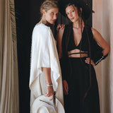 Wrap yourself in sophistication with an ombre sage green shawl from Aya Sacred Wear.