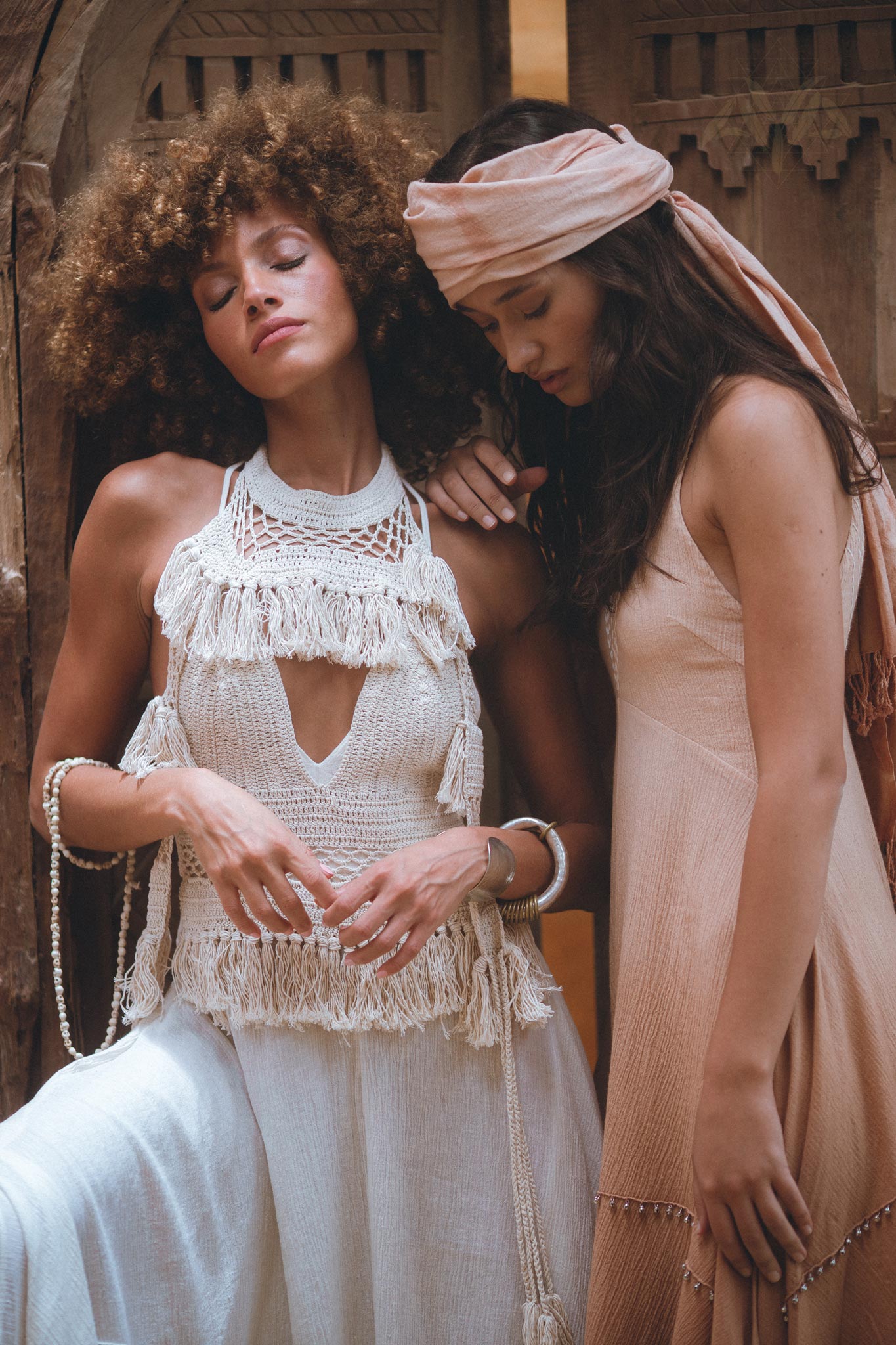 Organic Off - White Boho Top • Boho Empress Top • Crochet Tank Top Women - AYA Sacred Wear