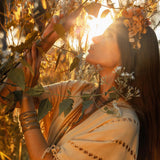 Pale Yellow Boho Dress • Plus Size Dress for Women • Kaftan Maxi Dress - AYA Sacred Wear