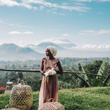 Dusty Pink Boho Bridesmaid Dress - AYA Sacred Wear