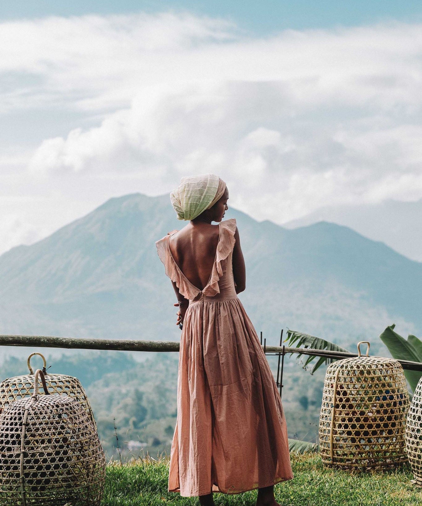 Dusty Pink Boho Bridesmaid Dress - AYA Sacred Wear