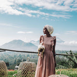 Dusty Pink Boho Bridesmaid Dress - AYA Sacred Wear