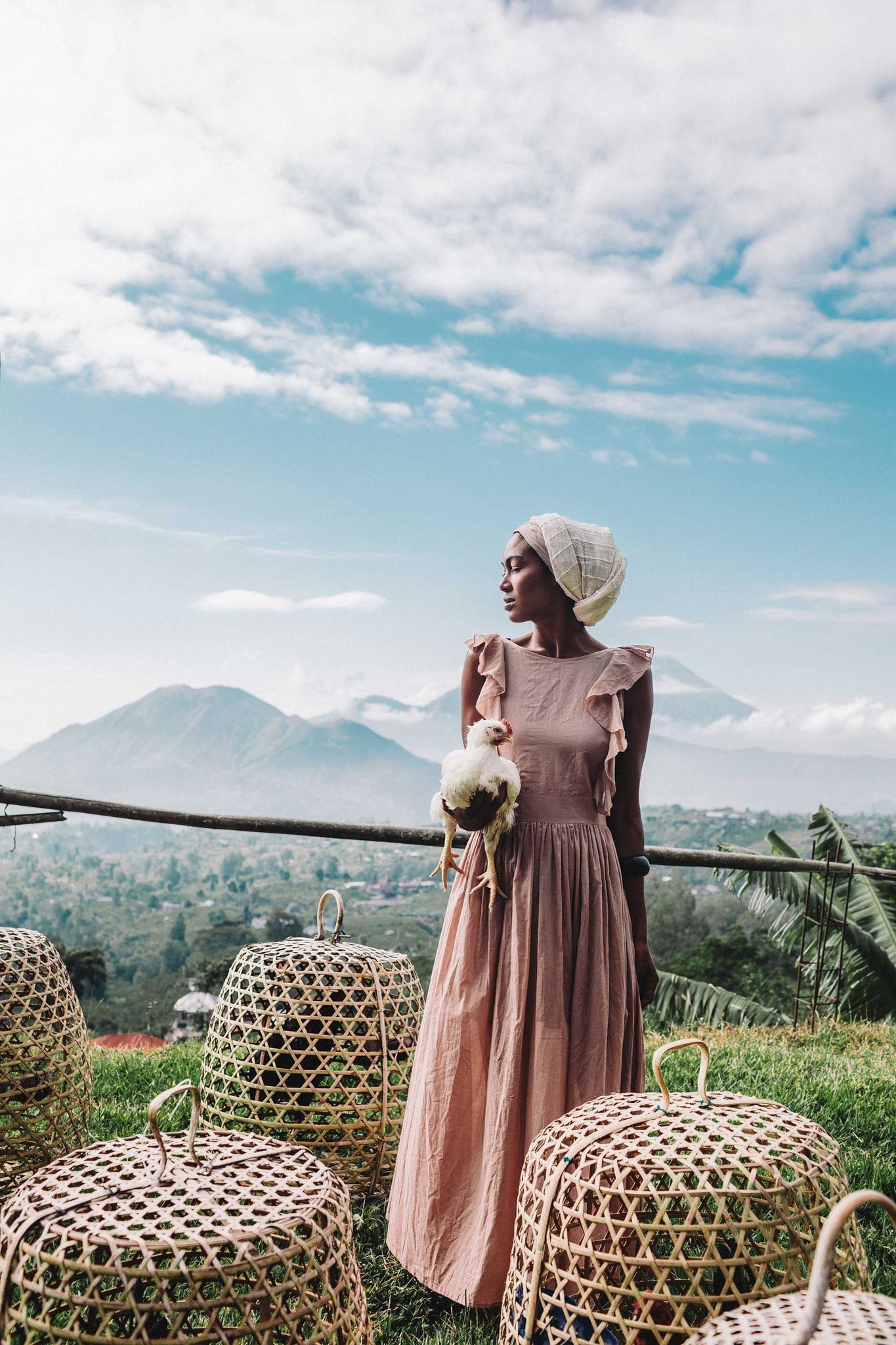 Dusty Pink Boho Bridesmaid Dress - AYA Sacred Wear