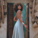 Powder Blue Padma Dress • Handloomed Laces Dress • Minimalist Goddess Dress - AYA Sacred Wear