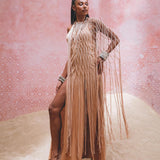 Powder Pink Summer Cover Up • Resort Beach Gown • Bikini Cover up Women - AYA Sacred Wear