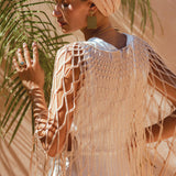 Powder Pink Summer Cover Up • Resort Beach Gown • Bikini Cover up Women - AYA Sacred Wear