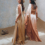 Powder Yellow Athena Cape • Bohemian Ombré Macrame Cape Dress • multiway Cover Up - AYA Sacred Wear