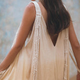 Look your best in Aya Sacred Wear's Powder Yellow Cover Up - Elevate your style.