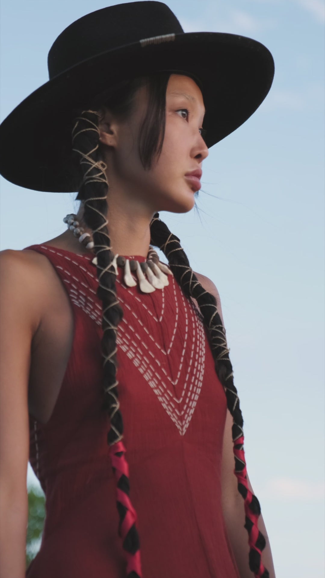 Handmade Red Wine Dress: Experience the art of handmade fashion with this red wine dress. It's a testament to the skill and dedication of the artisans who created it, ensuring unparalleled quality and style.