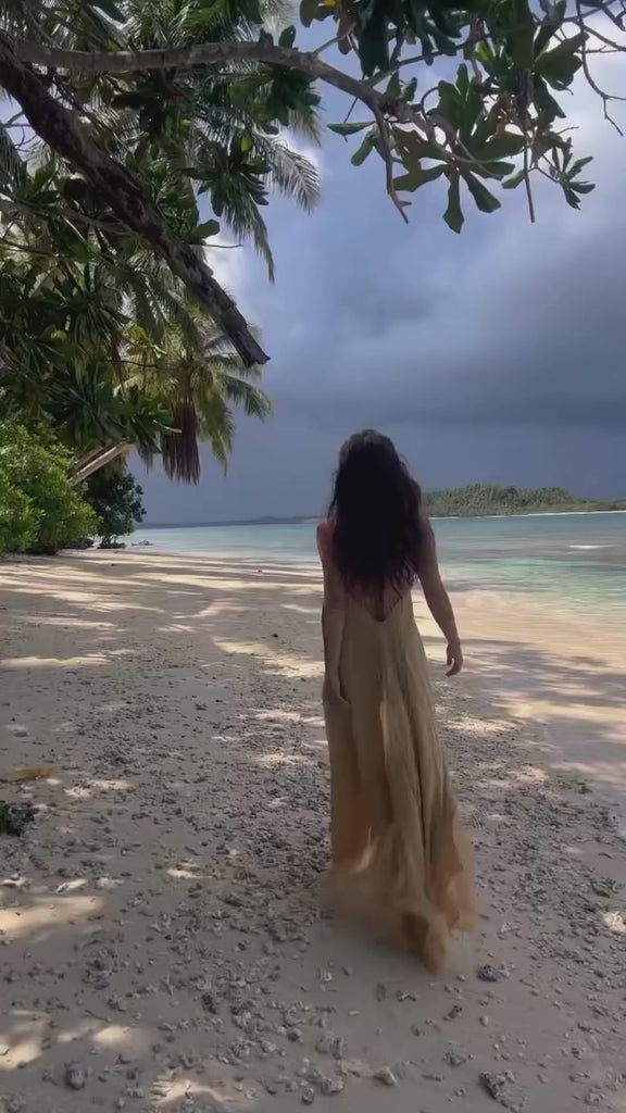 Elevate Your Style with Our Powder Yellow Padma Dress - Perfect for Boho Chic Vibes!