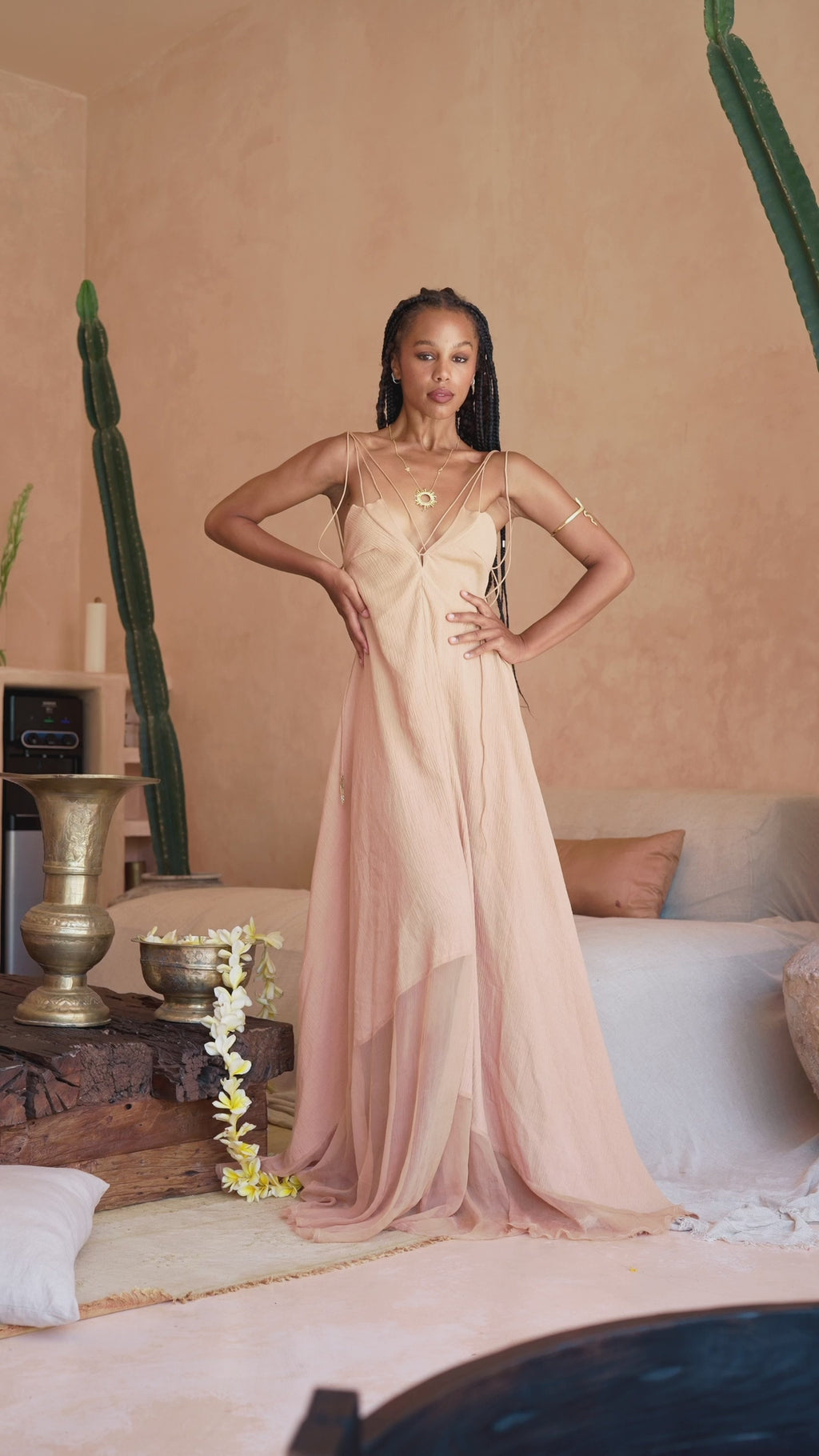 Find the perfect look for summer with the Greek Goddess Dress from Aya Sacred Wear. This stunning dress is perfect for any occasion and features vibrant colors and a timeless design that honors the goddesses of old.
