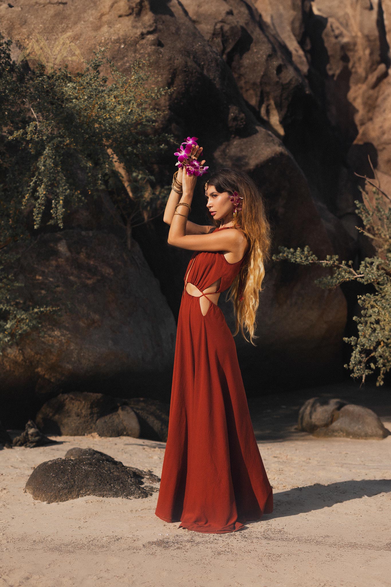Red Goddess Maxi Dress Women s Fairy Tale Style Clothing AYA Sacred red-goddess-maxi-dress-women-s-fairy-tale-style-clothing-aya-sacred
