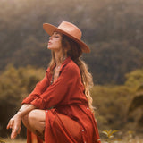 Red Kannika Shirt Dress • Adjustable Kaftan Dress • Multiway Button Down Dress - AYA Sacred Wear