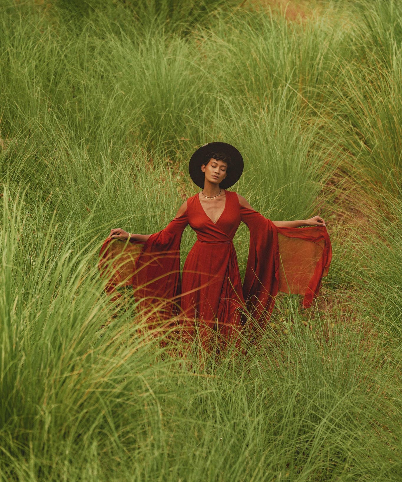 Add a touch of bohemian elegance to your wardrobe with this light cotton formal dress.