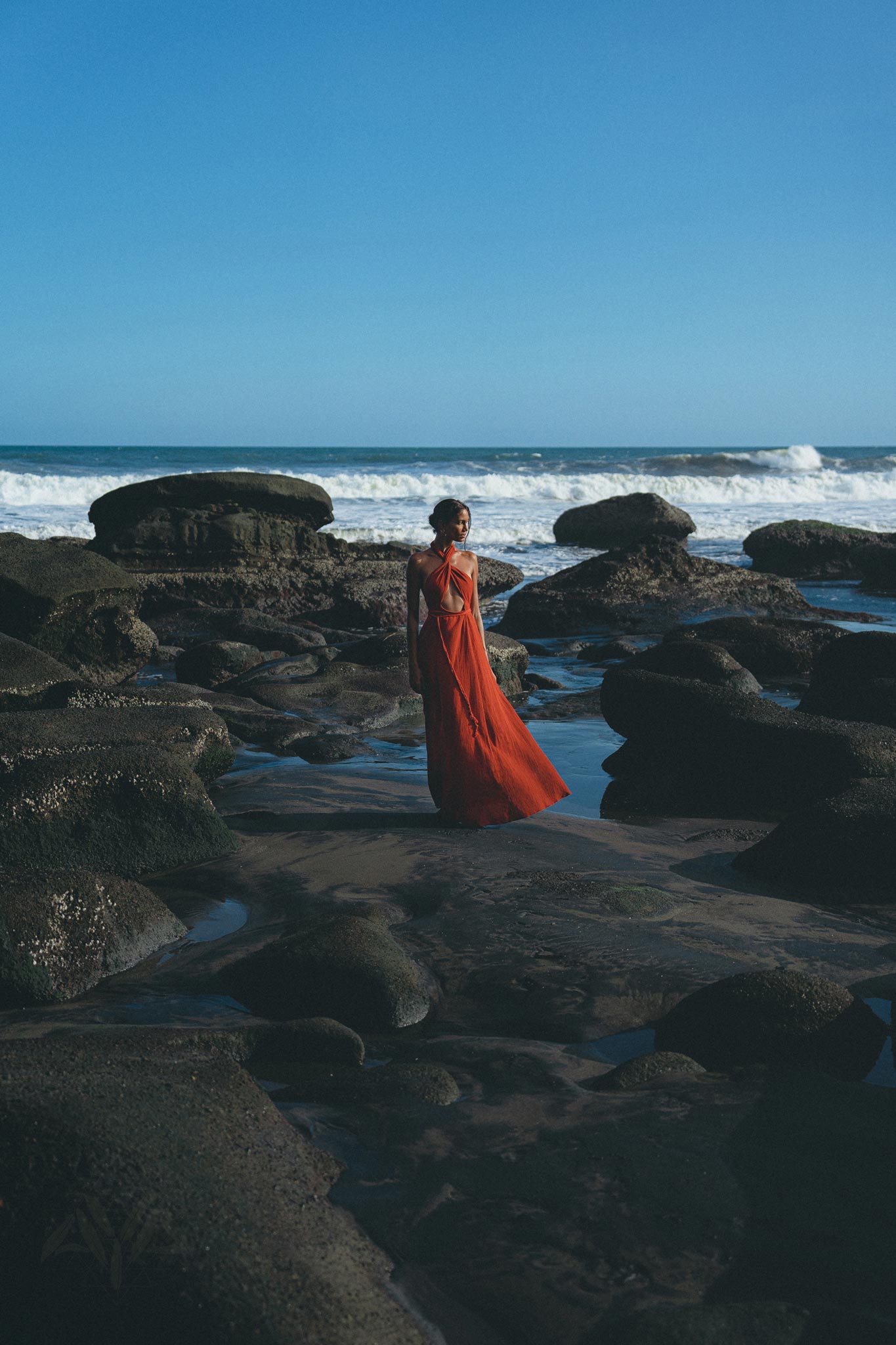 Say yes to this stunning organic red wine dress. Boho inspired design with adjustable open back & open belly style.