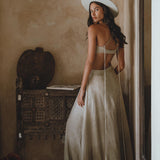 Sage Freyja Dress • Green Goddess Dress • Bridesmaid Ring Dress • Bohemian Sexy Dress - AYA Sacred Wear