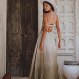 Sage Freyja Dress • Green Goddess Dress • Bridesmaid Ring Dress • Bohemian Sexy Dress - AYA Sacred Wear