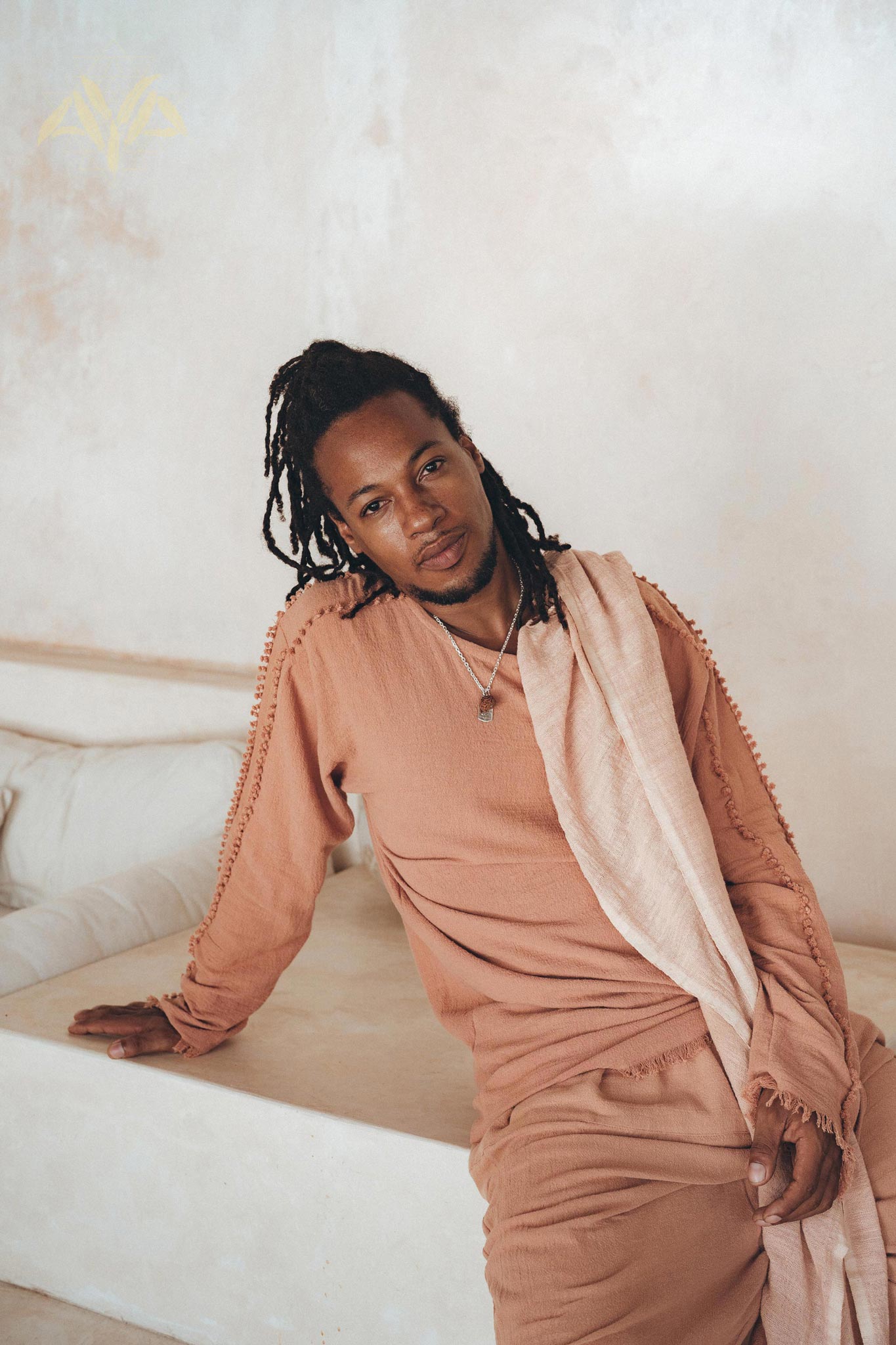 Sandal Wood Colour Long Sleeve Sweatshirts for Men - AYA Sacred Wear