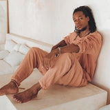 Sandal Wood Colour Long Sleeve Sweatshirts for Men - AYA Sacred Wear