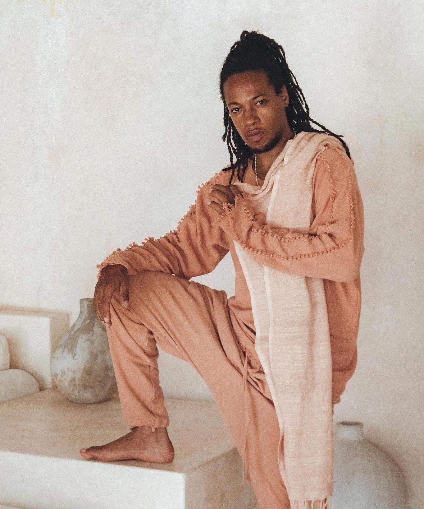 Sandal Wood Colour Long Sleeve Sweatshirts for Men - AYA Sacred Wear