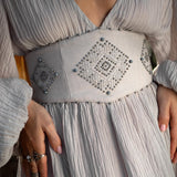 Tatva Dress Celestial Mist Blue Colour - AYA Sacred Wear