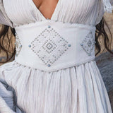 Tatva Dress Celestial Mist Blue Colour - AYA Sacred Wear