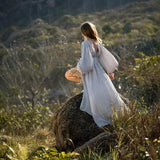 Tatva Dress Celestial Mist Blue Colour - AYA Sacred Wear