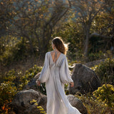 Tatva Dress Celestial Mist Blue Colour - AYA Sacred Wear