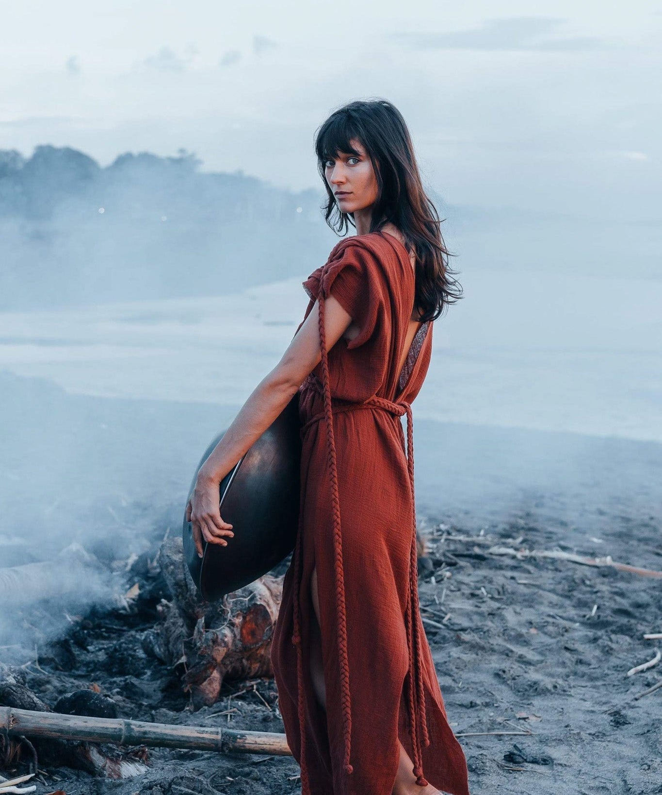 Terracotta Nomad Spirit Dress (Adjustable size, multiway dress) - AYA Sacred Wear