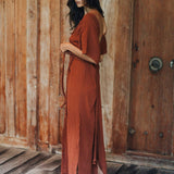 Terracotta Nomad Spirit Dress (Adjustable size, multiway dress) - AYA Sacred Wear