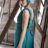 Turquoise Nomad Spirit Dress (Adjustable size, multiway dress) - AYA Sacred Wear