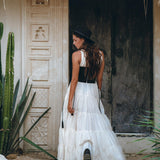 Under Bust Corset for Women • Boho Clothing Women • Bridal Corset Top - AYA Sacred Wear