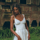 Underbust Bridal Waist Corset for Women • Bohemian Bustier Top - AYA Sacred Wear