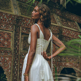 Underbust Bridal Waist Corset for Women • Bohemian Bustier Top - AYA Sacred Wear