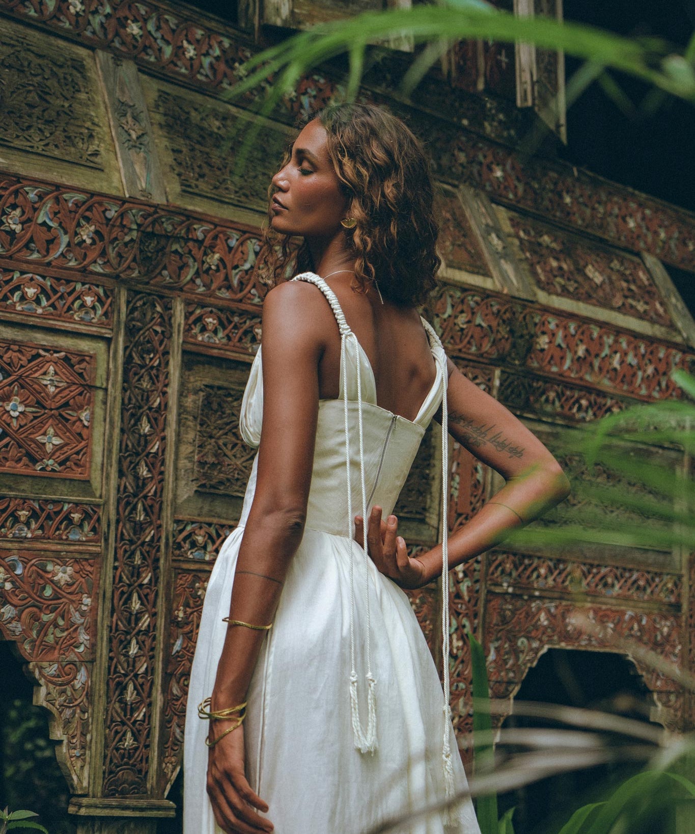 Underbust Bridal Waist Corset for Women • Bohemian Bustier Top - AYA Sacred Wear