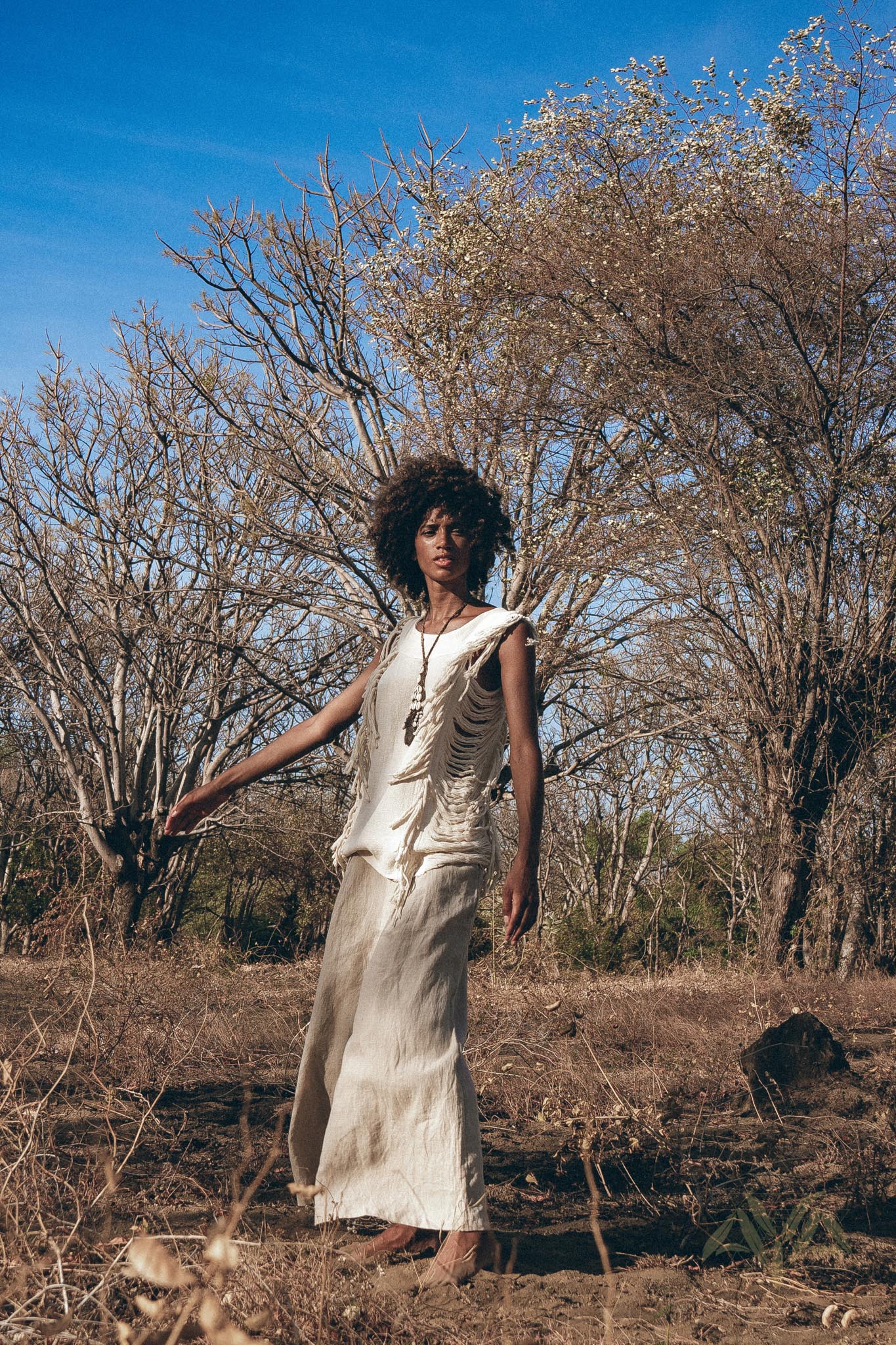 Unique Soft Linen Boho Pants Women • Loose Linen Wide Boho Pants • Bohemian Pants - AYA Sacred Wear