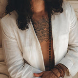 White Linen Blazer Jacket for Men - AYA Sacred Wear