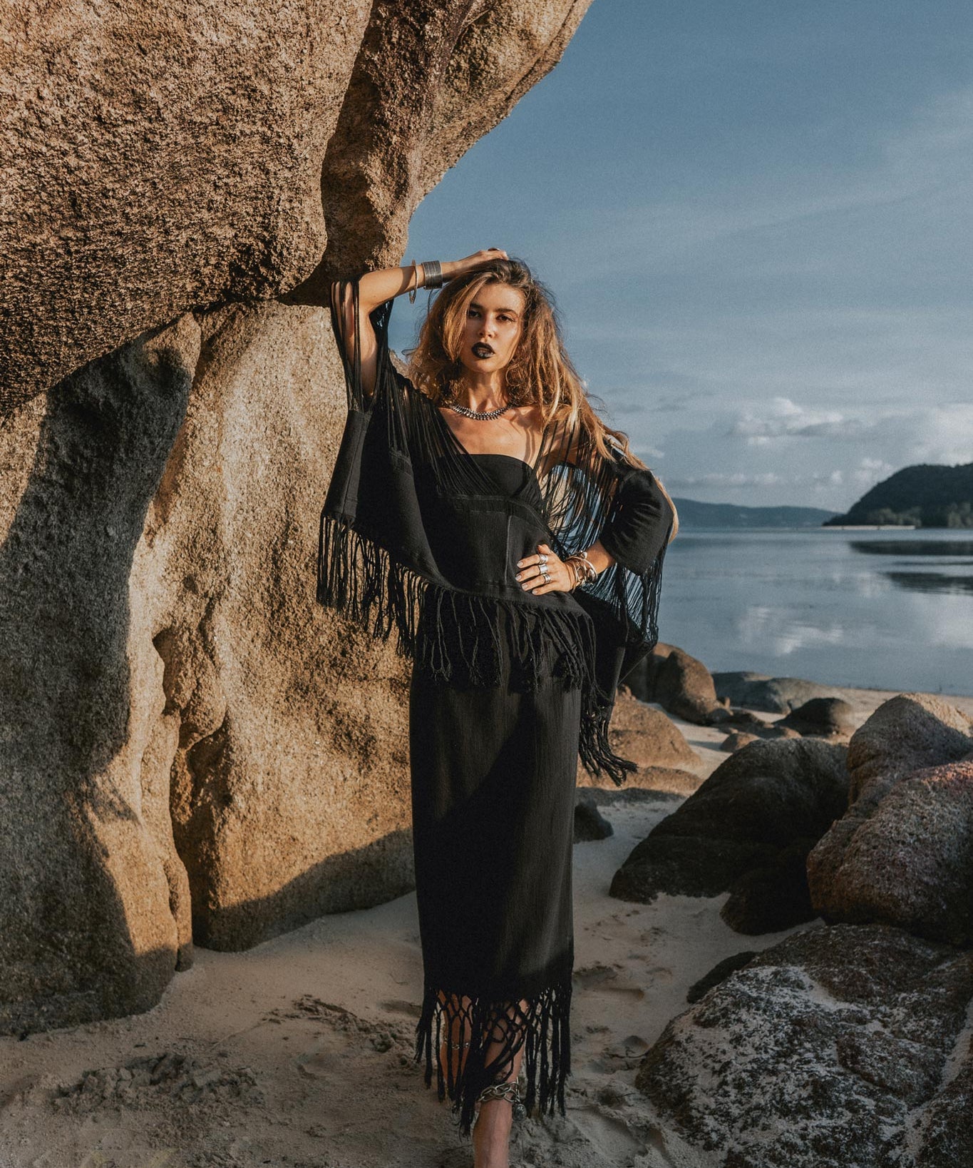 Wrap Maxi Skirt • Boho Maxi Skirt • Wrap Around Skirt - AYA Sacred Wear