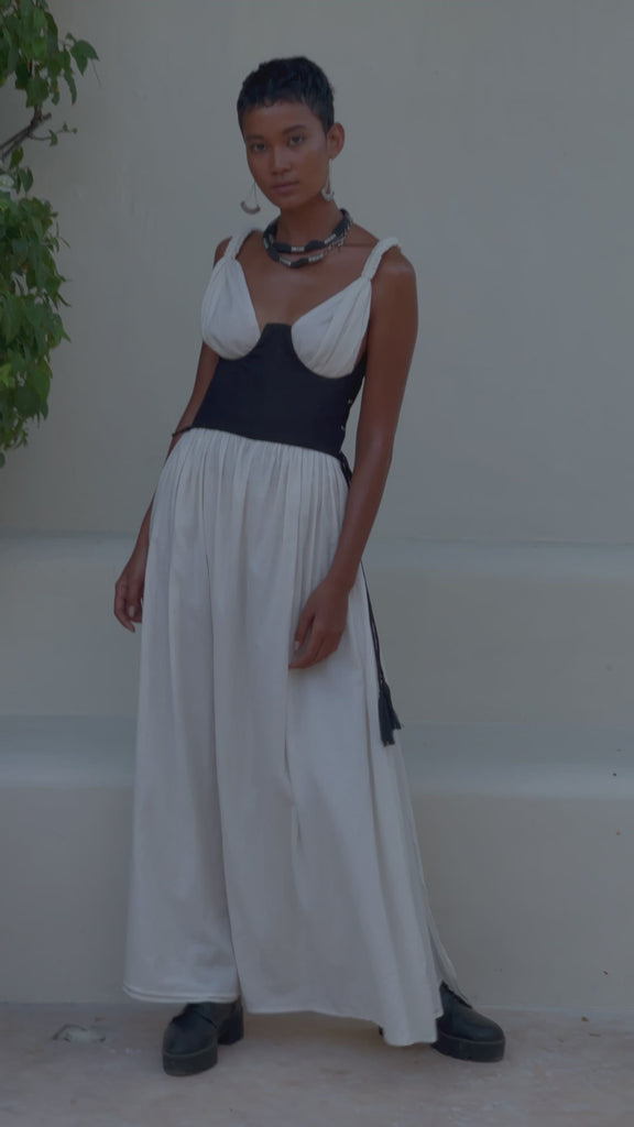 Under Bust Corset for Women, Boho Clothing Women, Bridal Corset Top - AYA Sacred Wear