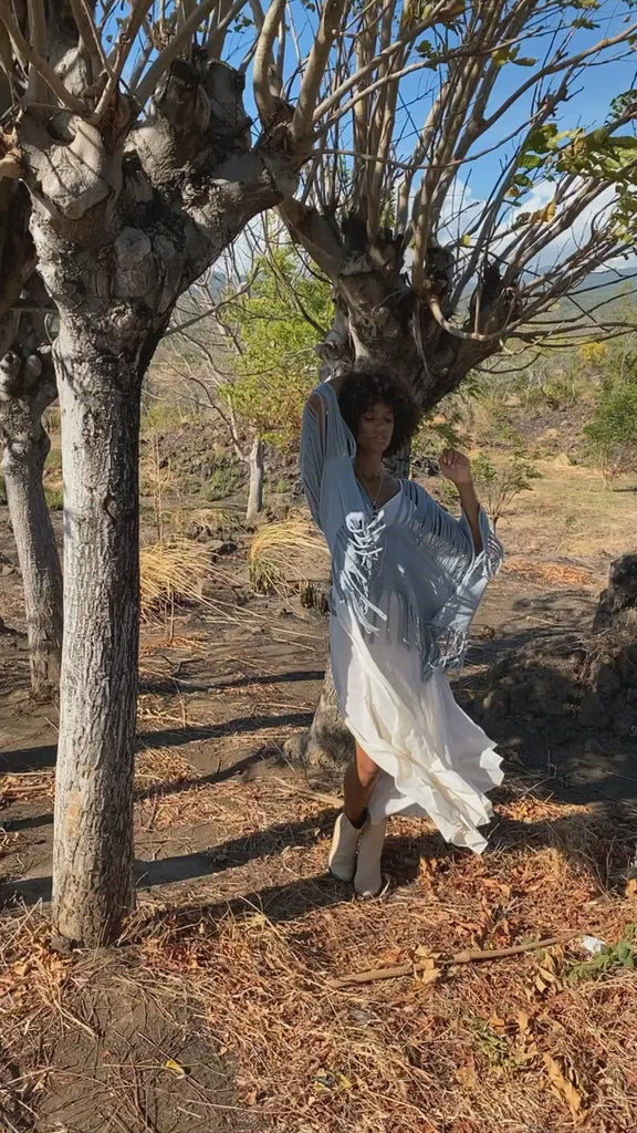 Hand Loomed Cotton Blouse, Boho Top Women, See Through Bohemian Top - AYA Sacred Wear