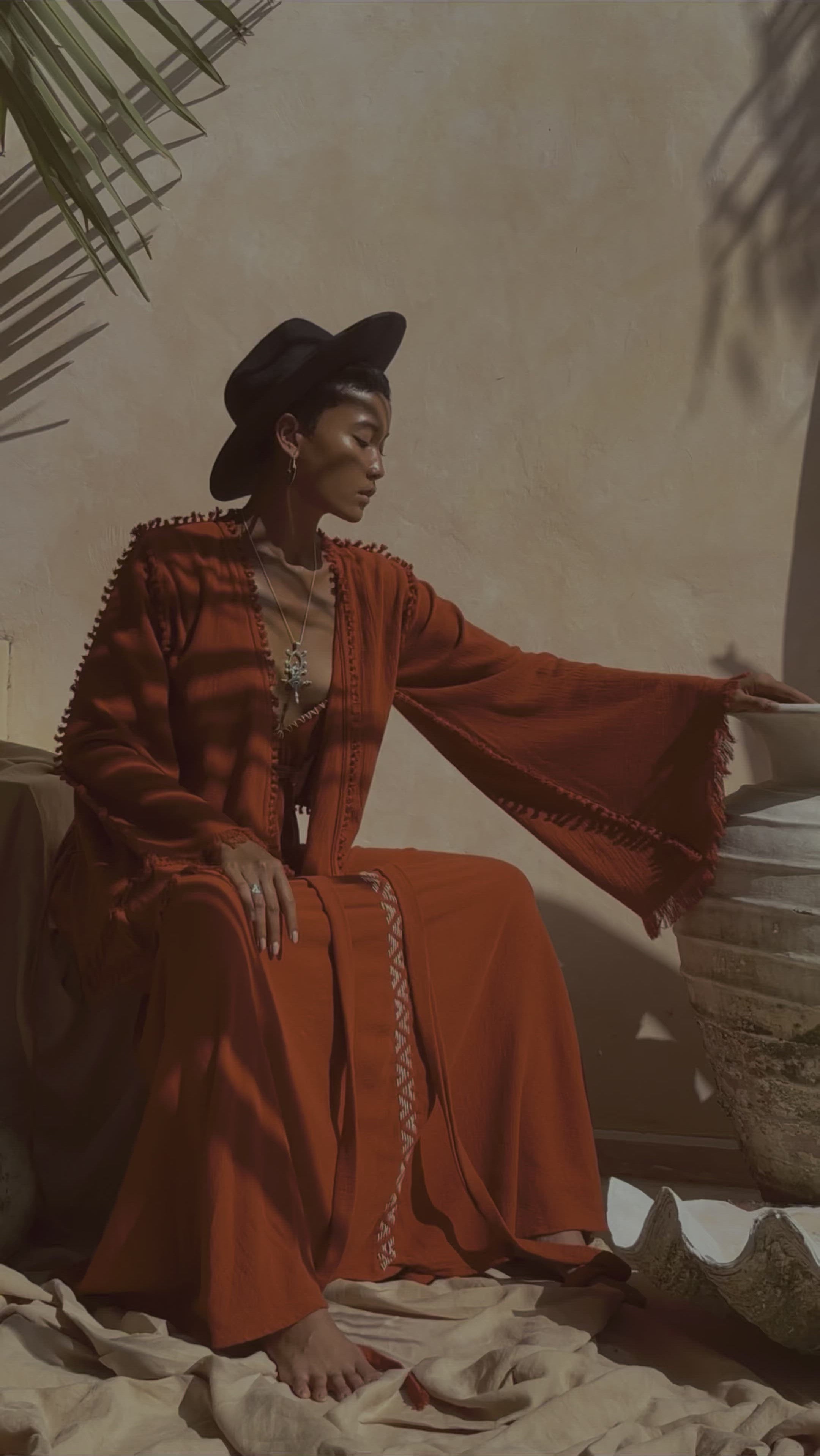 Boho Top, Bohemian Wrap, Organic Top Women, Wide Sleeve Wrap Top - AYA Sacred Wear