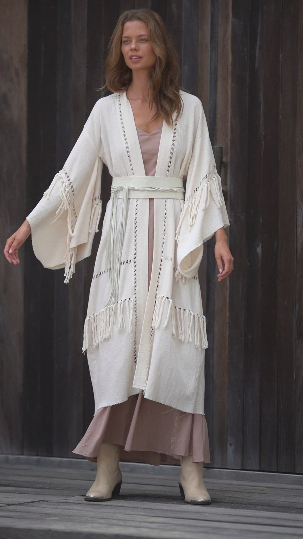 Boho Kimono Cardigan, Long Cardigan Women, Long Coat for Women - AYA Sacred Wear