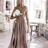 Grey Nomad Spirit Dress (Adjustable size, multiway dress) - AYA Sacred Wear