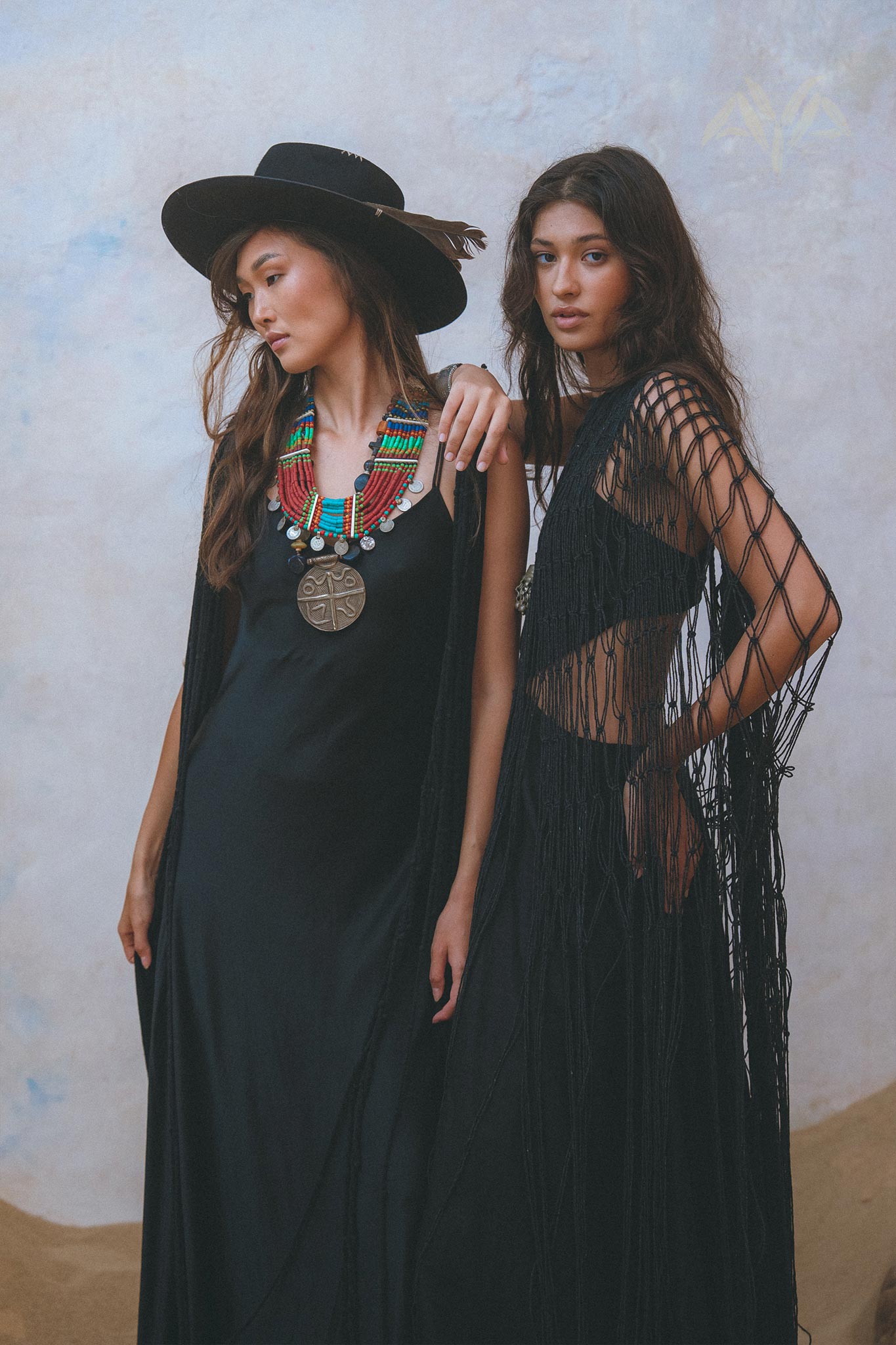 Summer fashion made easy with Aya Sacred Wear's Black Summer Cover Up. 