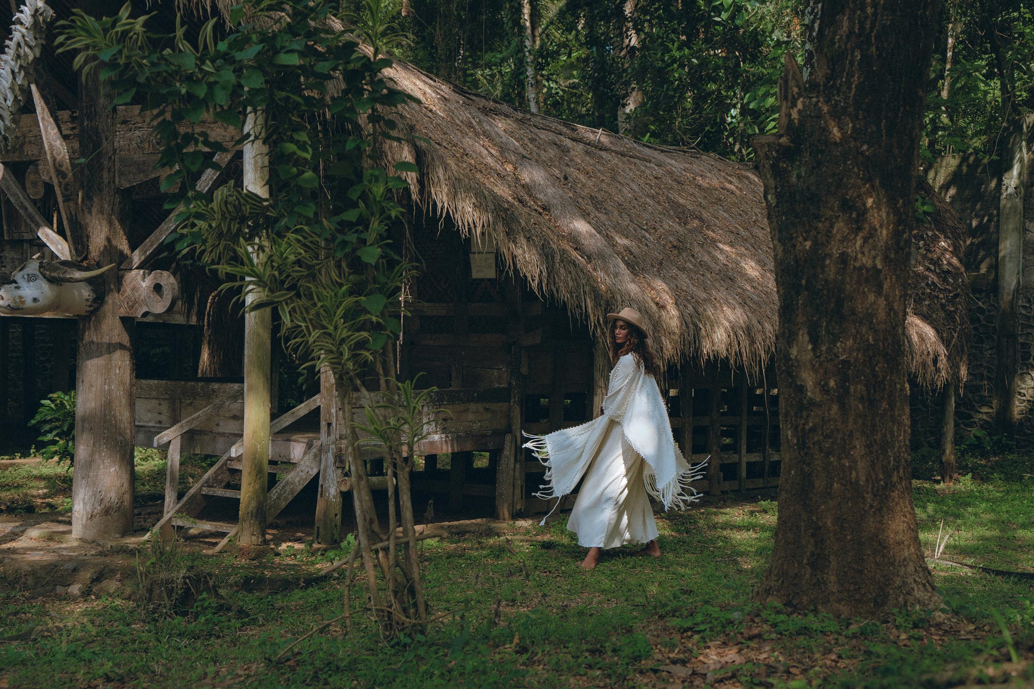 Bridal Poncho Robe • Boho Cape for Women • Bohemian Kimono Overcoat - AYA Sacred Wear