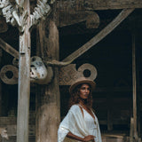 Bridal Poncho Robe • Boho Cape for Women • Bohemian Kimono Overcoat - AYA Sacred Wear