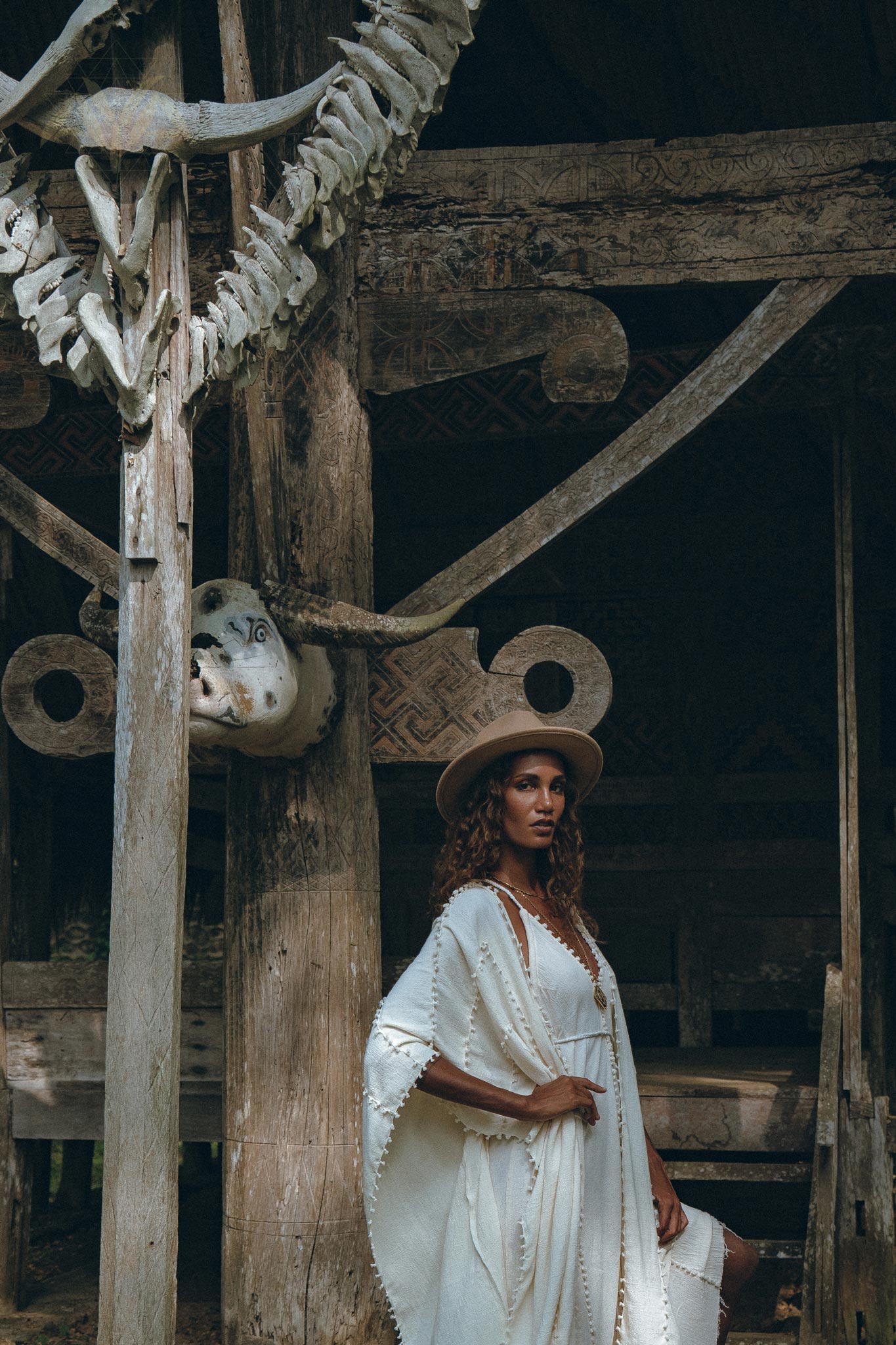 Bridal Poncho Robe • Boho Cape for Women • Bohemian Kimono Overcoat - AYA Sacred Wear