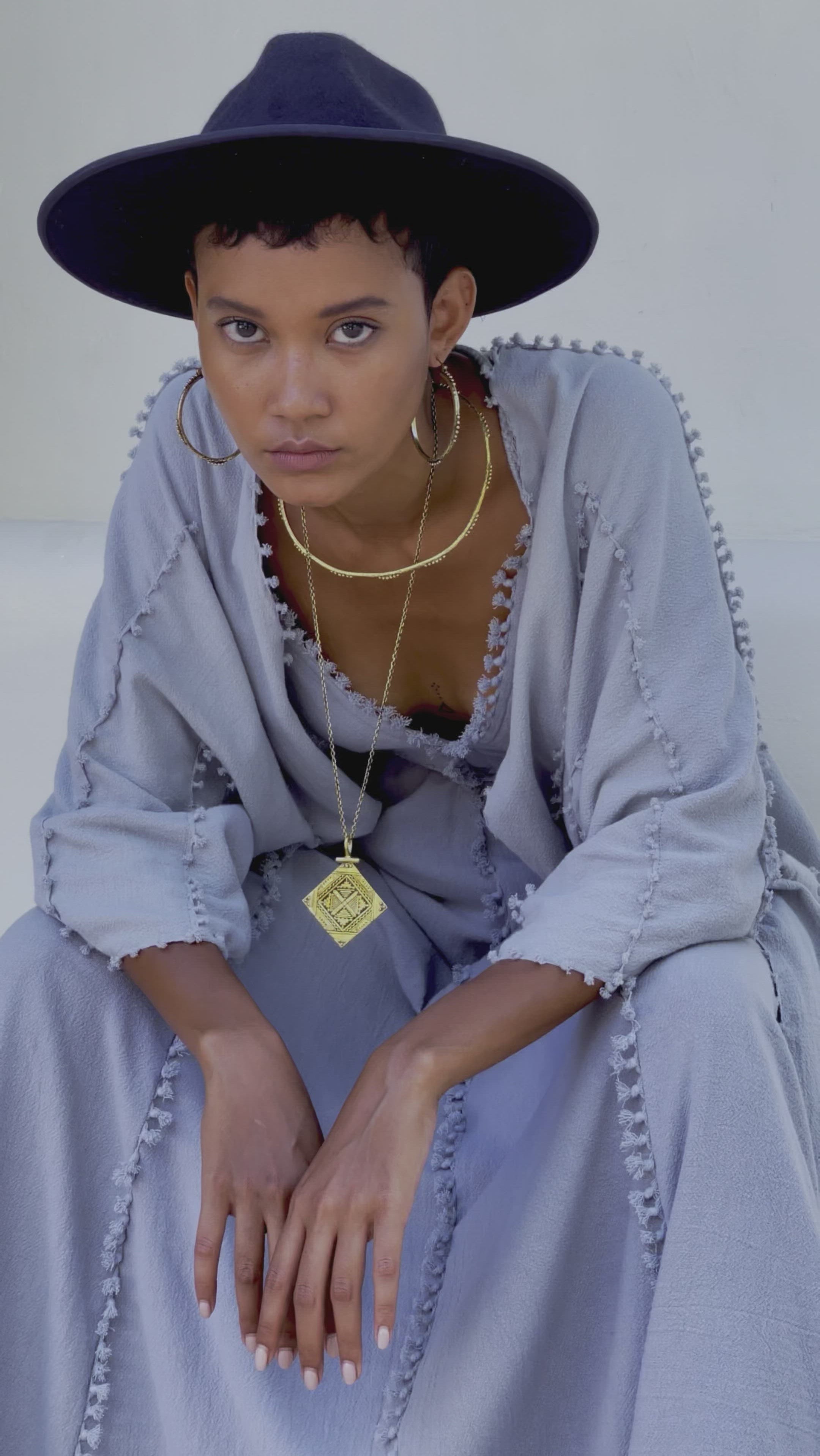 Bridal Poncho Robe, Boho Cape for Women, Bridal Cover Up for Wedding - AYA Sacred Wear