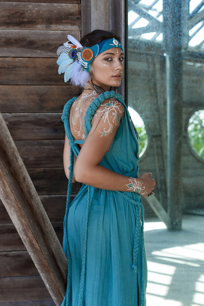 特売 light_green_nomad_spirit_dress ワンピース